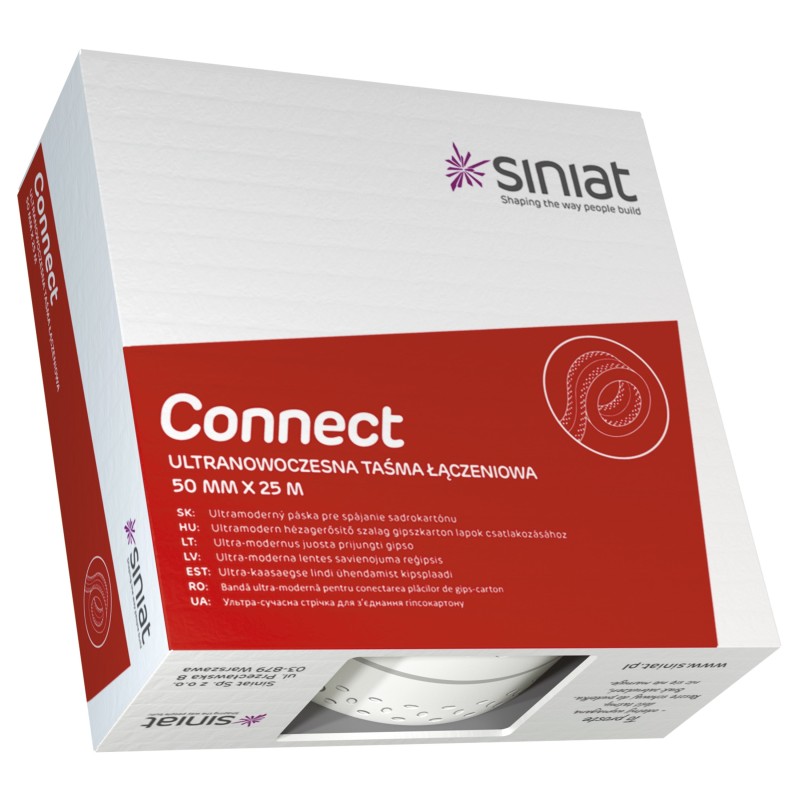 Banda Siniat Connect pentru imbinarea placilor de gips-carton, 51 mm x 30m/rola