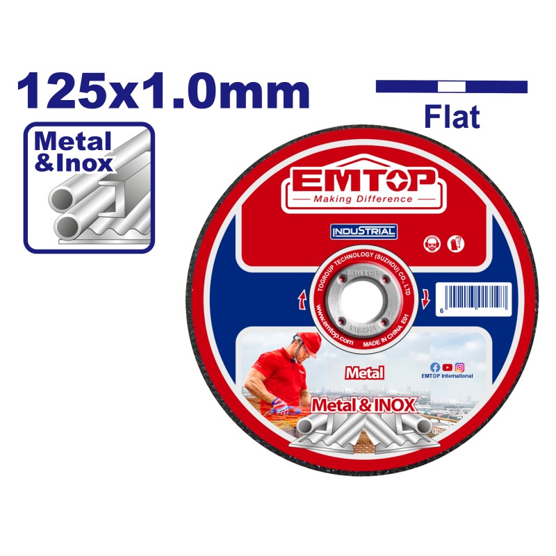 Disc abraziv 125mm x 1.0mm