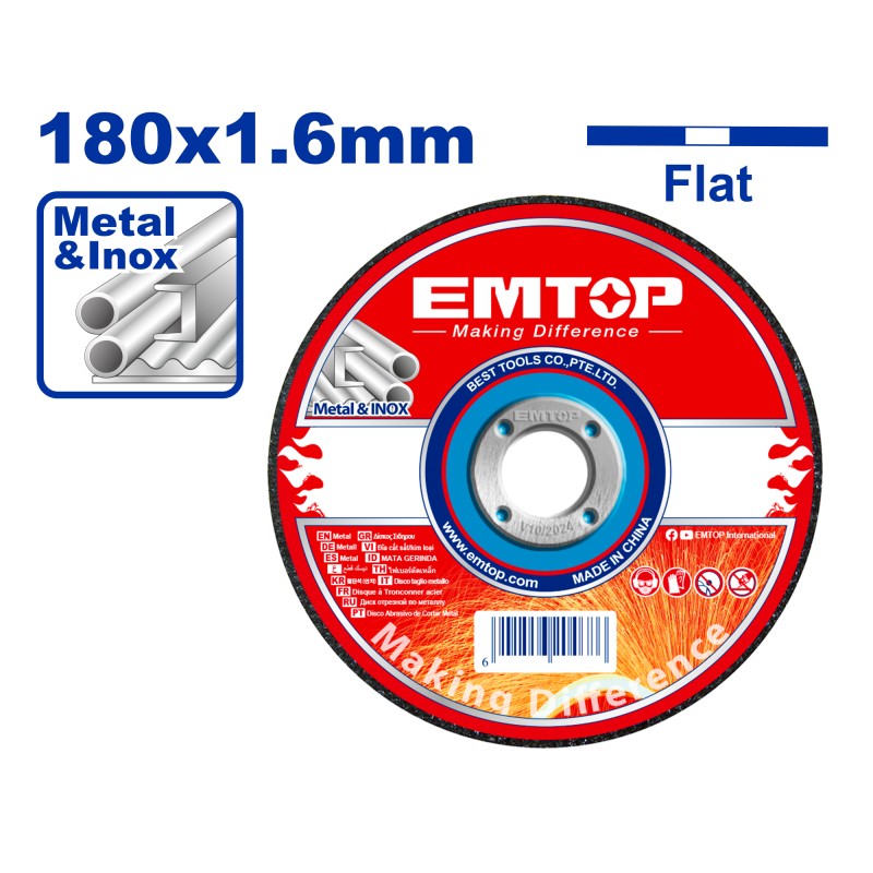 Disc abraziv 180mm x 1.6mm