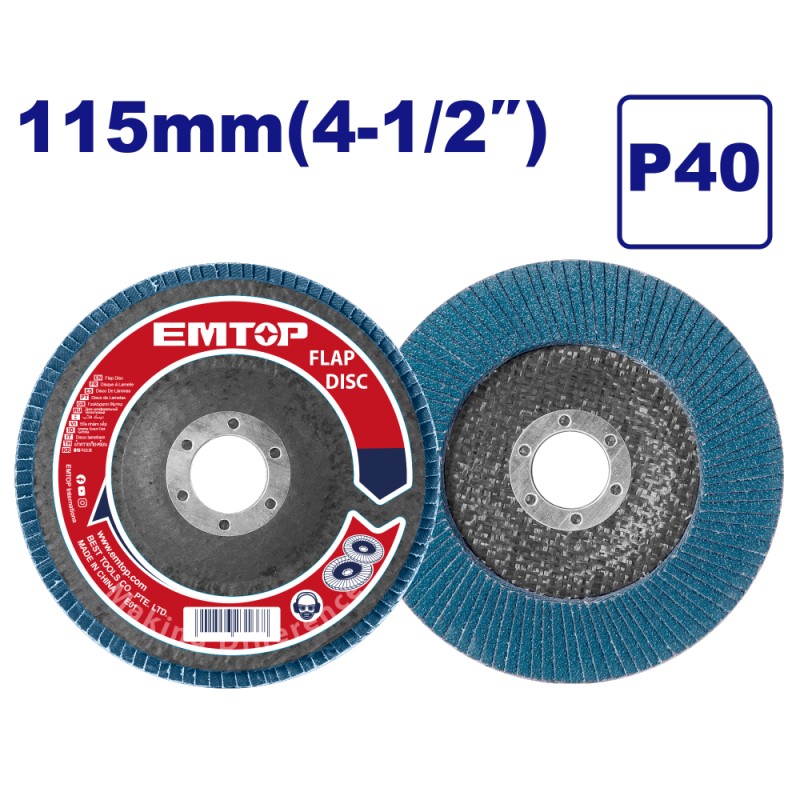 Disc abraziv cu lame de zirconiu 115mm, P40