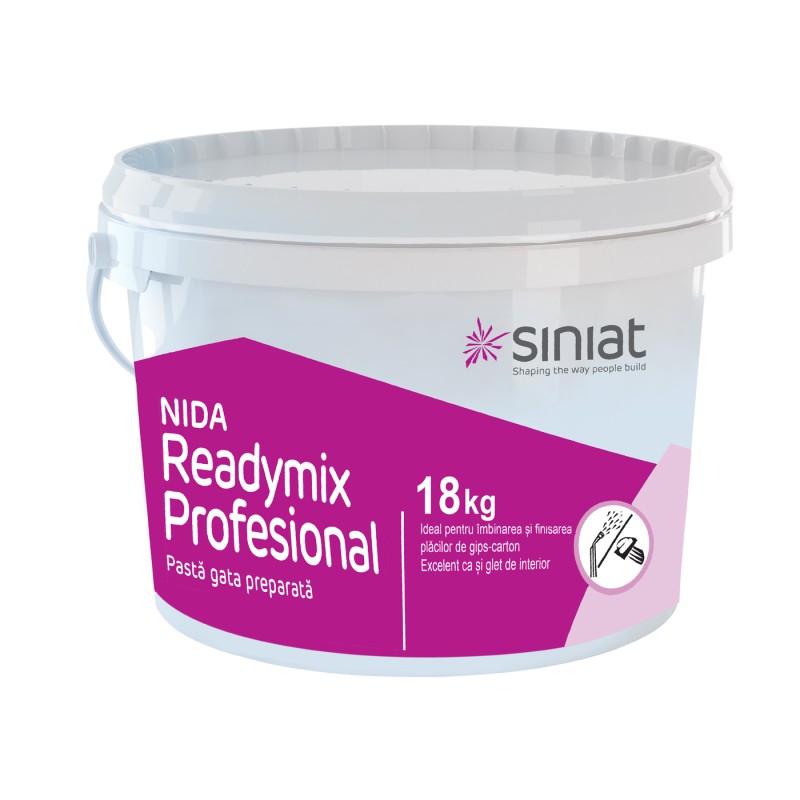 Pasta de imbinare Siniat Nida Profesional Readymix, 18 kg