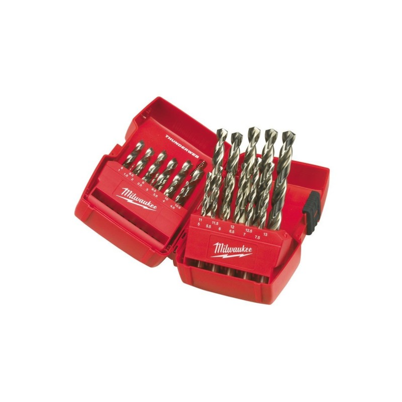 Set de burghie pentru metal, rectificate, DIN338, Ø1.0-13.0mm, 25buc  (4932352376)